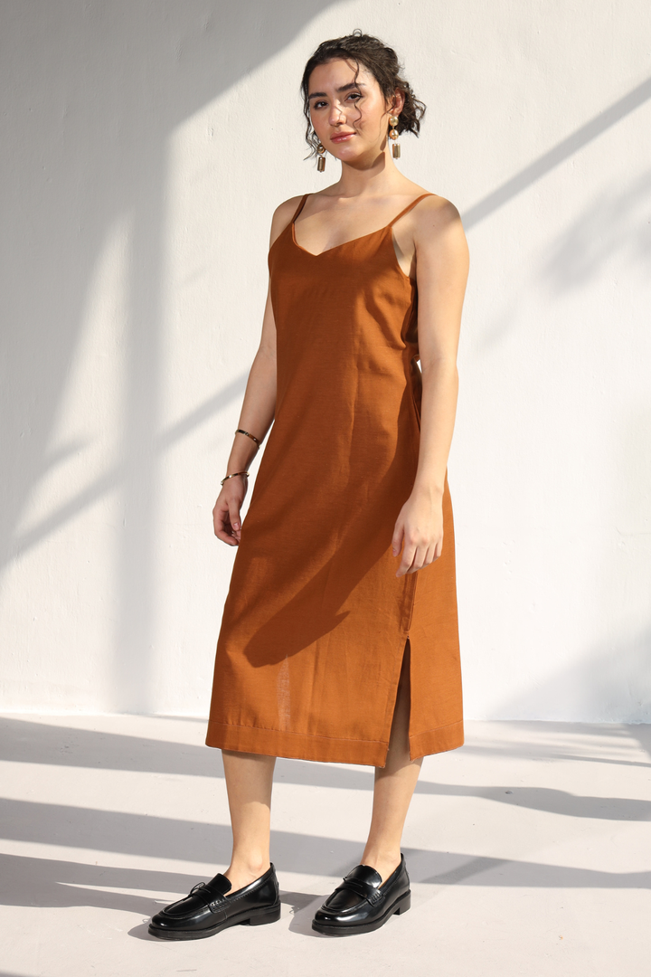 Goodmans Co-Ord Dress - Honey Mustard