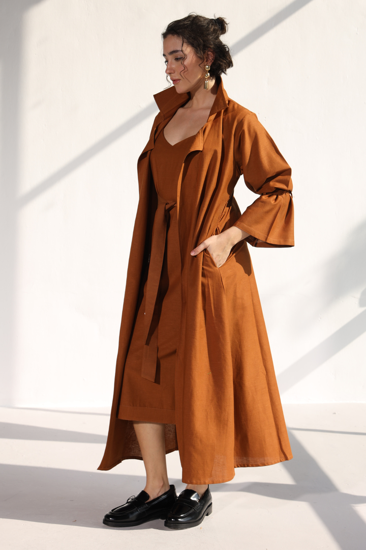 Goodmans Co-Ord Dress - Honey Mustard