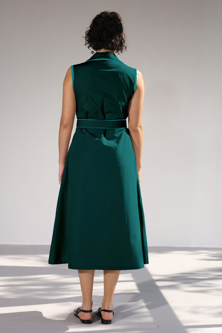 Miller Pocket Dress - Teel