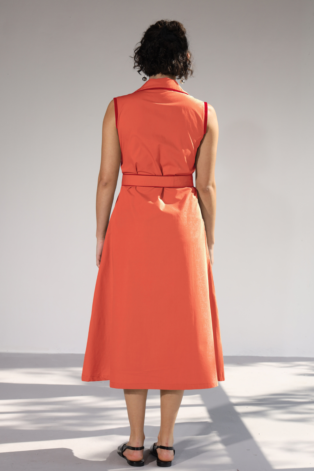 Miller Pocket Dress - Coral Peach