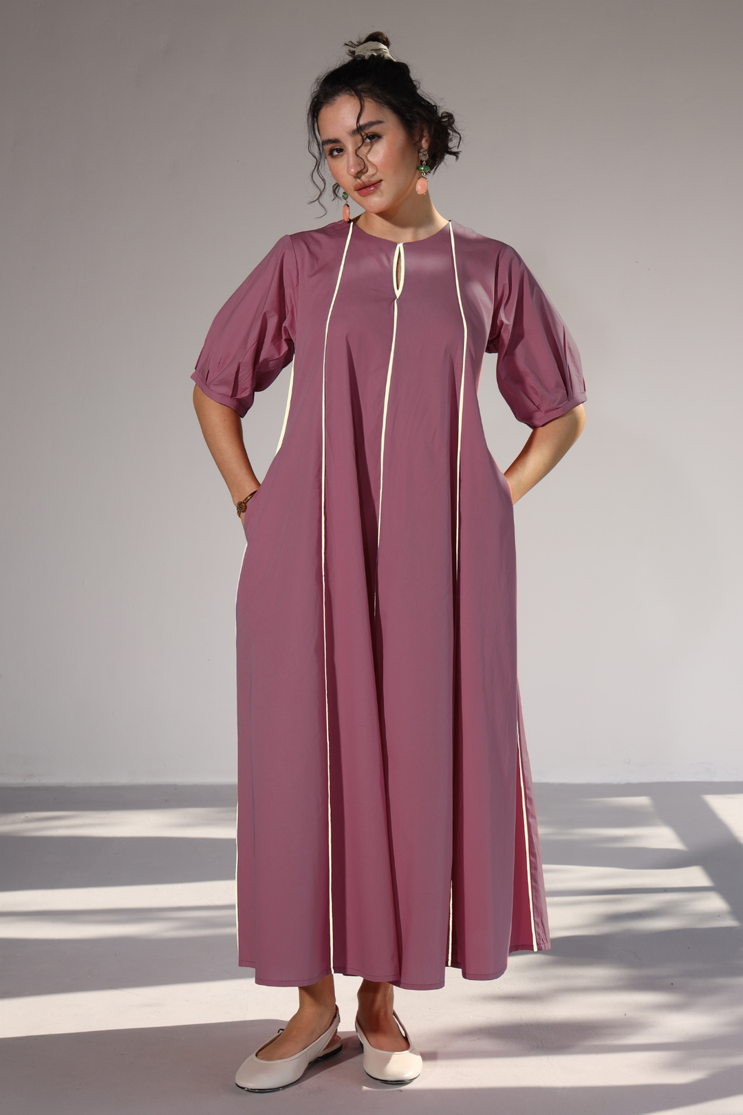 Sunlit Pannel Dress - Lavender