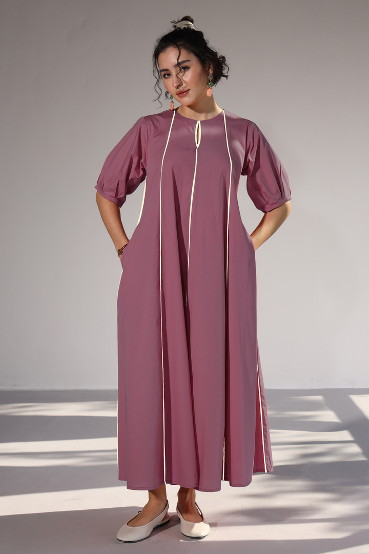 Sunlit Pannel Dress - Lavender
