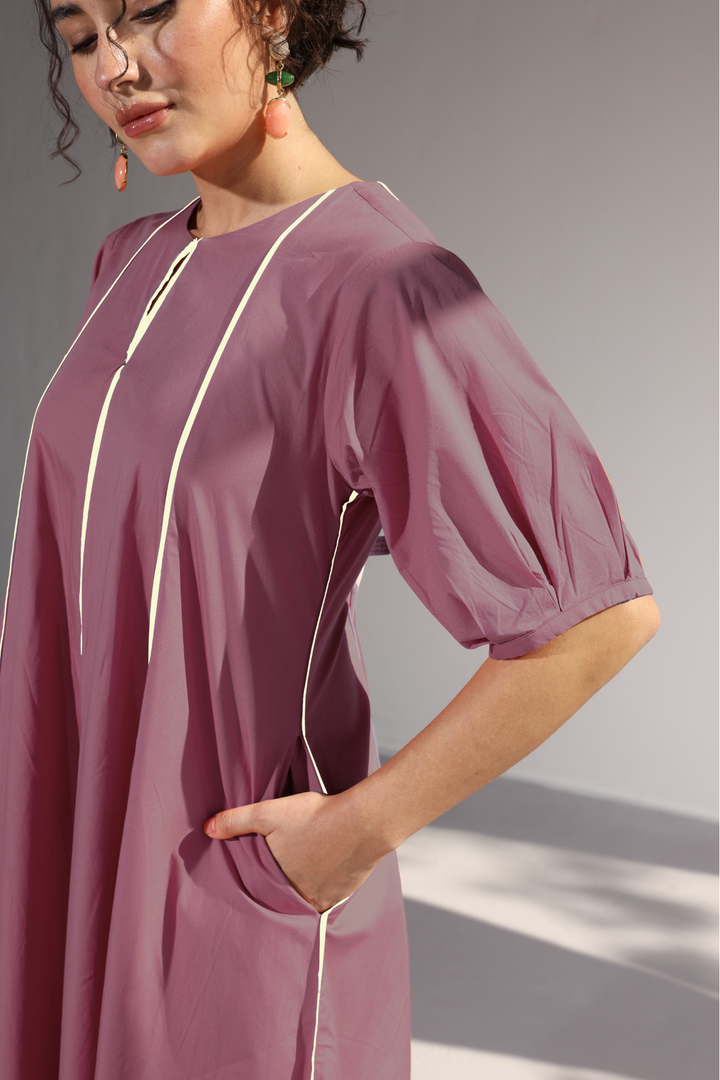 Sunlit Pannel Dress - Lavender