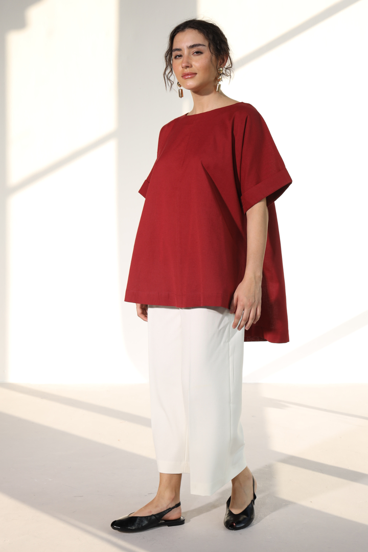OneCozyDay Tunic - Royal Maroon