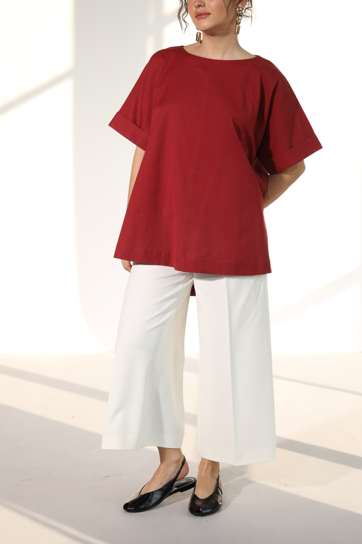 OneCozyDay Tunic - Royal Maroon