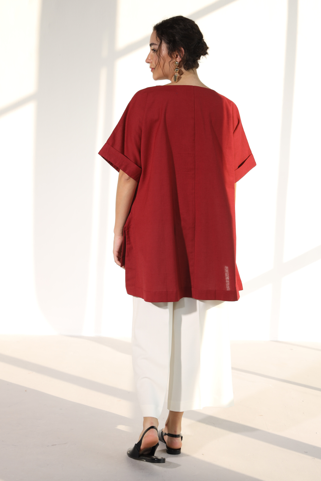 OneCozyDay Tunic - Royal Maroon