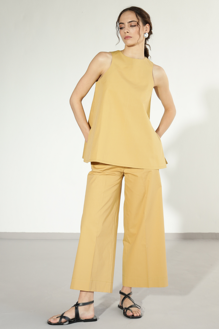 Anthro Pant Set - Biscotti