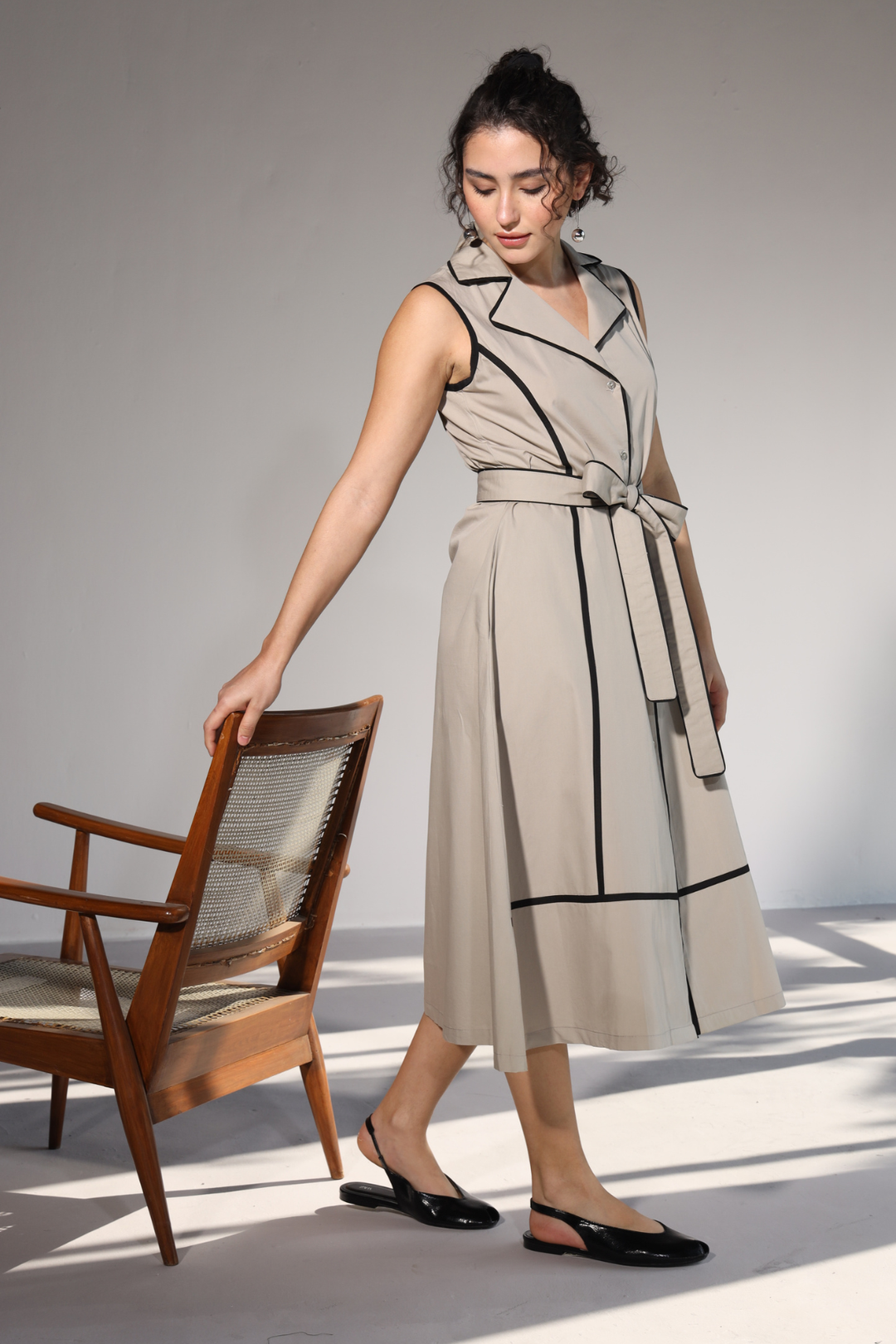 Miller Pocket Dress - Corporate Grey