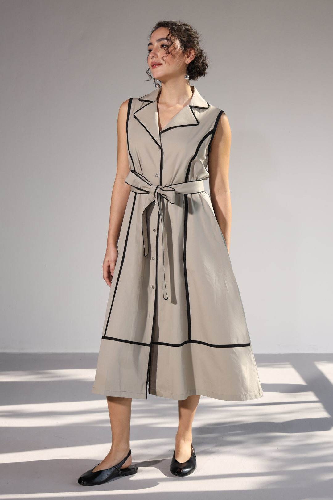 Miller Pocket Dress - Corporate Grey