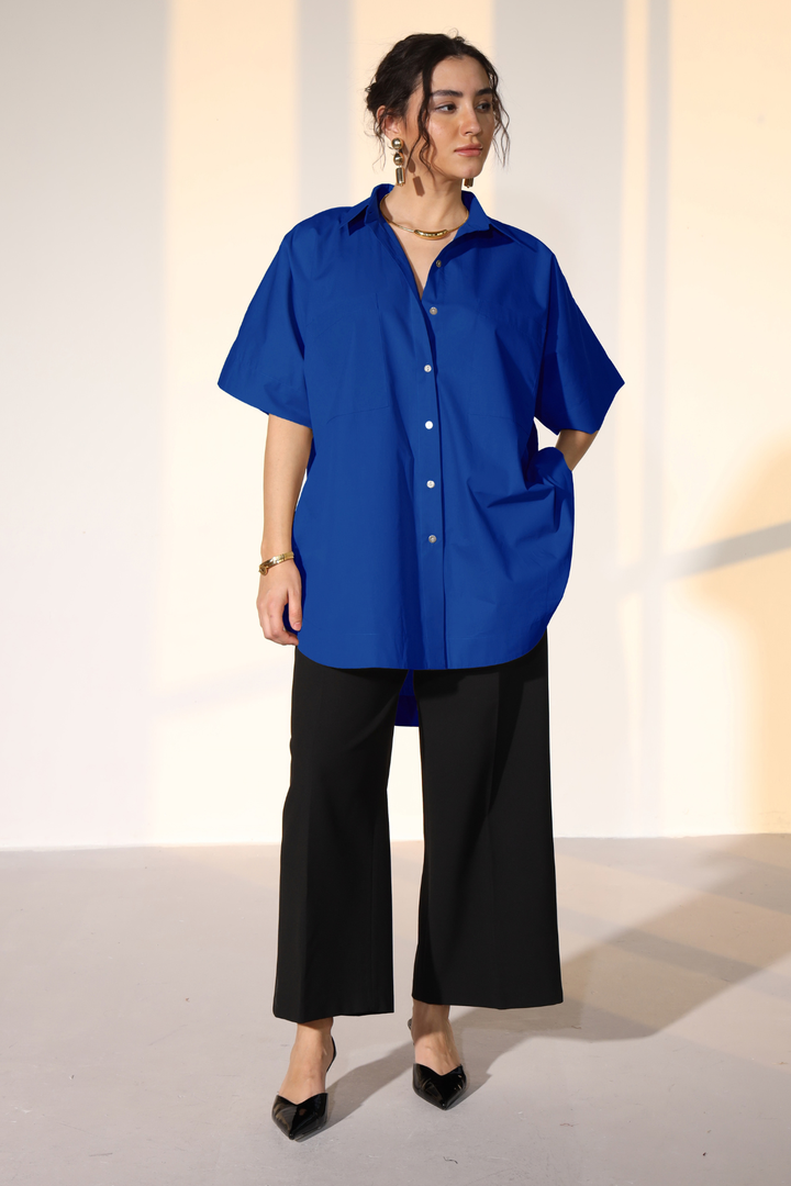 Harper Easy Shirt - Royal Blue