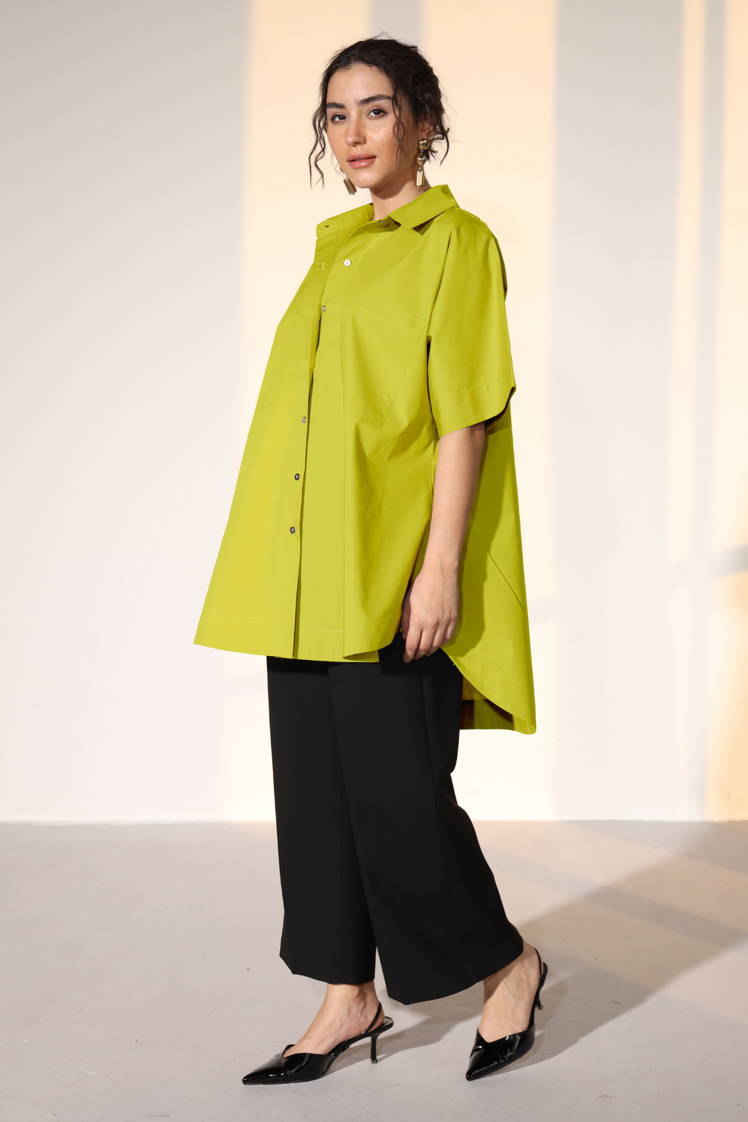 Harper Easy Shirt - LimeLight (Green)