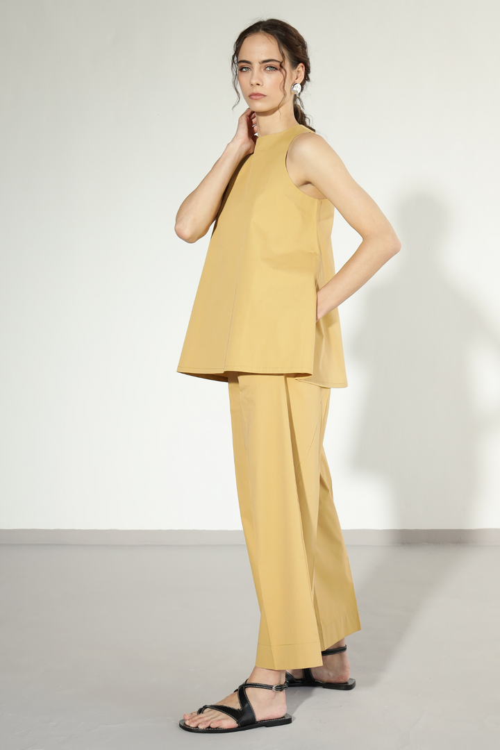 Anthro Pant Set - Biscotti