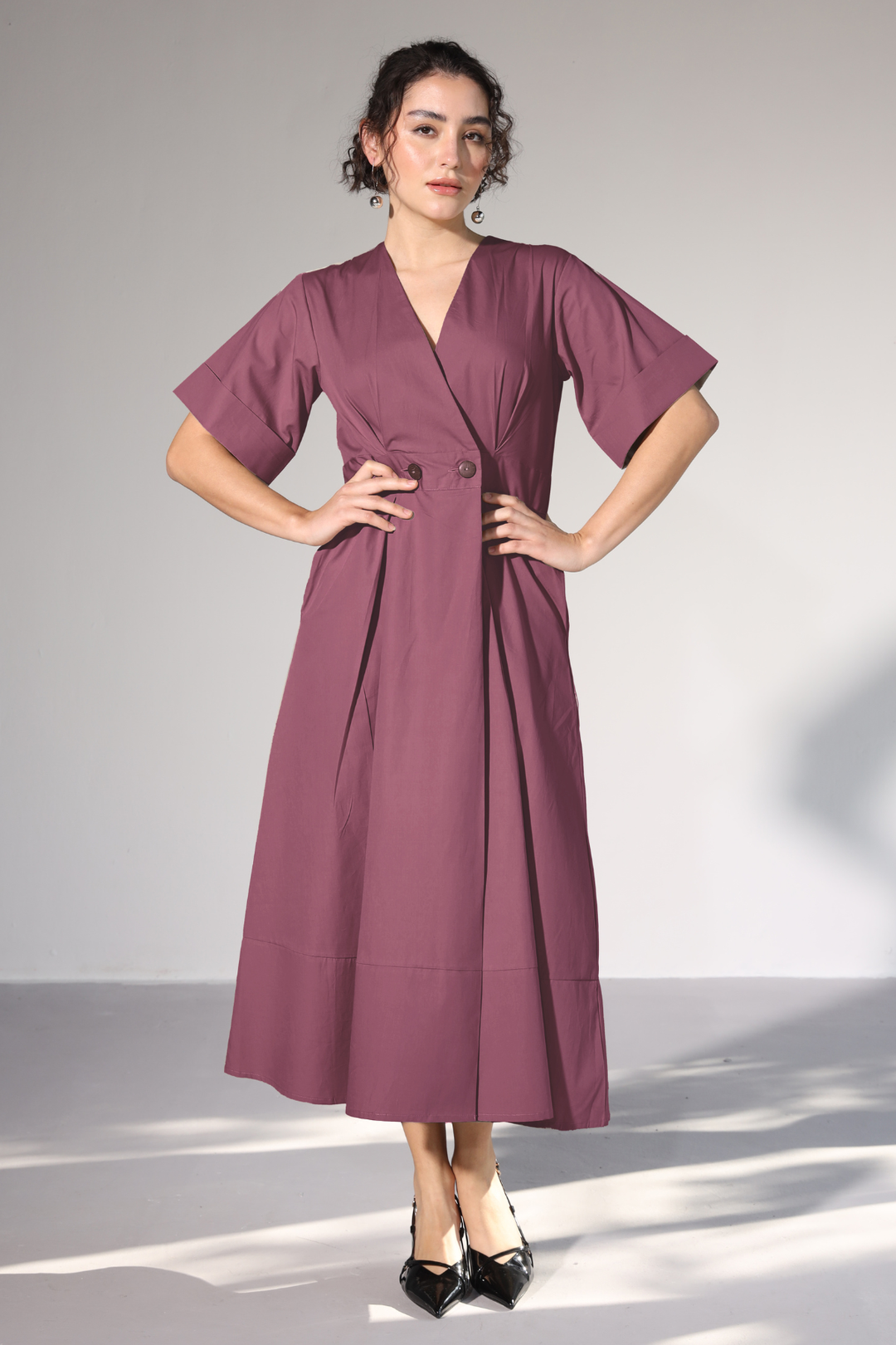 Emilia Pocket Dress - Lavender