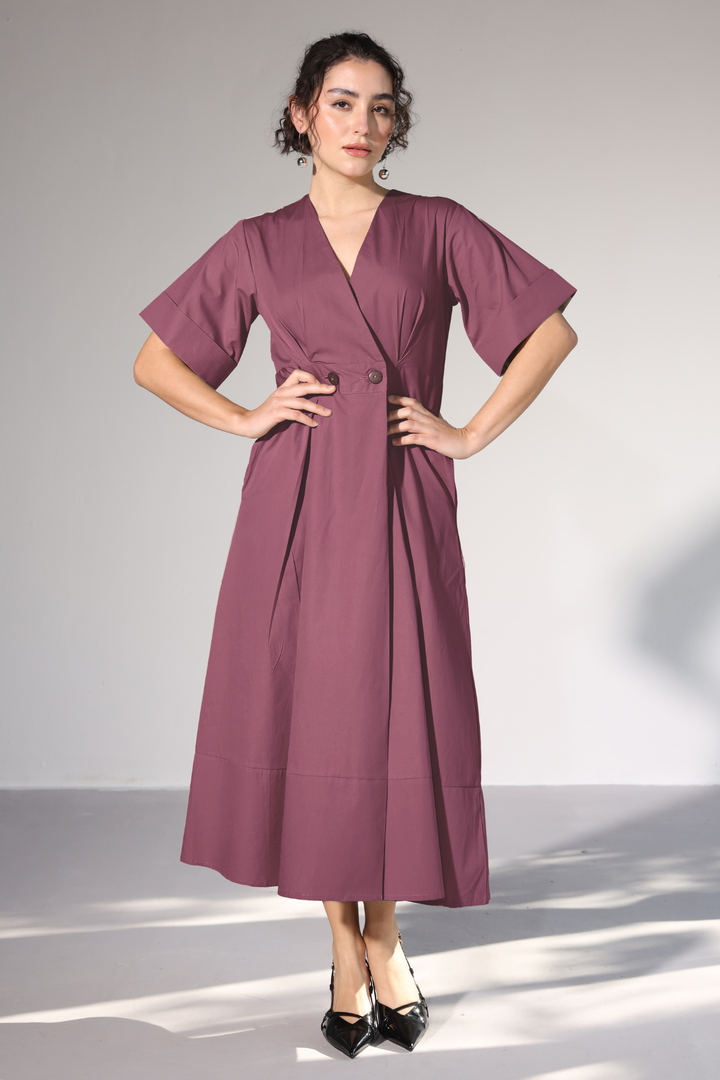 Emilia Pocket Dress - Lavender