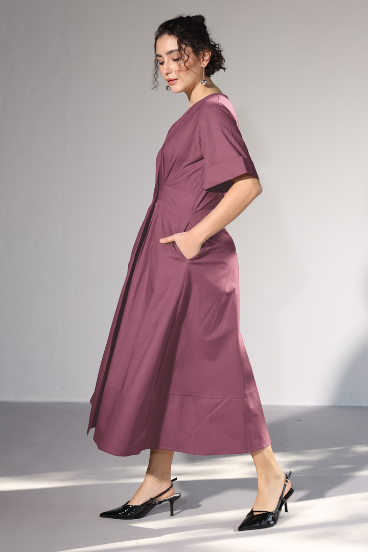 Emilia Pocket Dress - Lavender