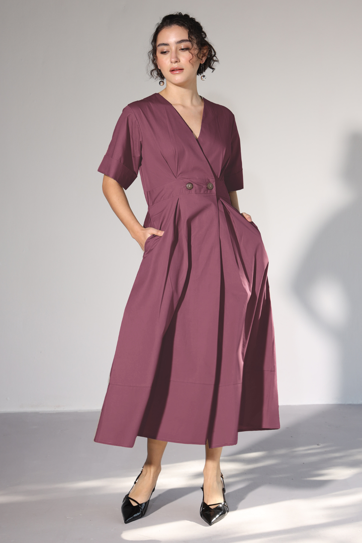 Emilia Pocket Dress - Lavender