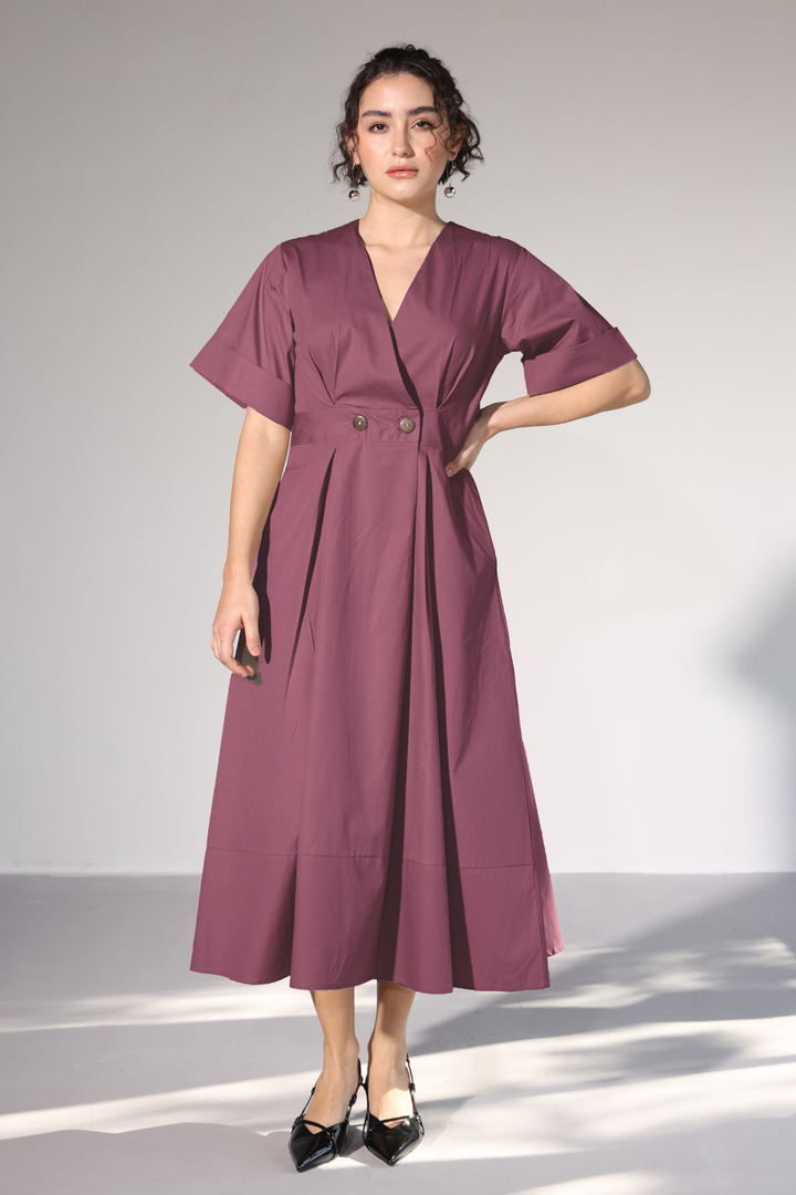 Emilia Pocket Dress - Lavender