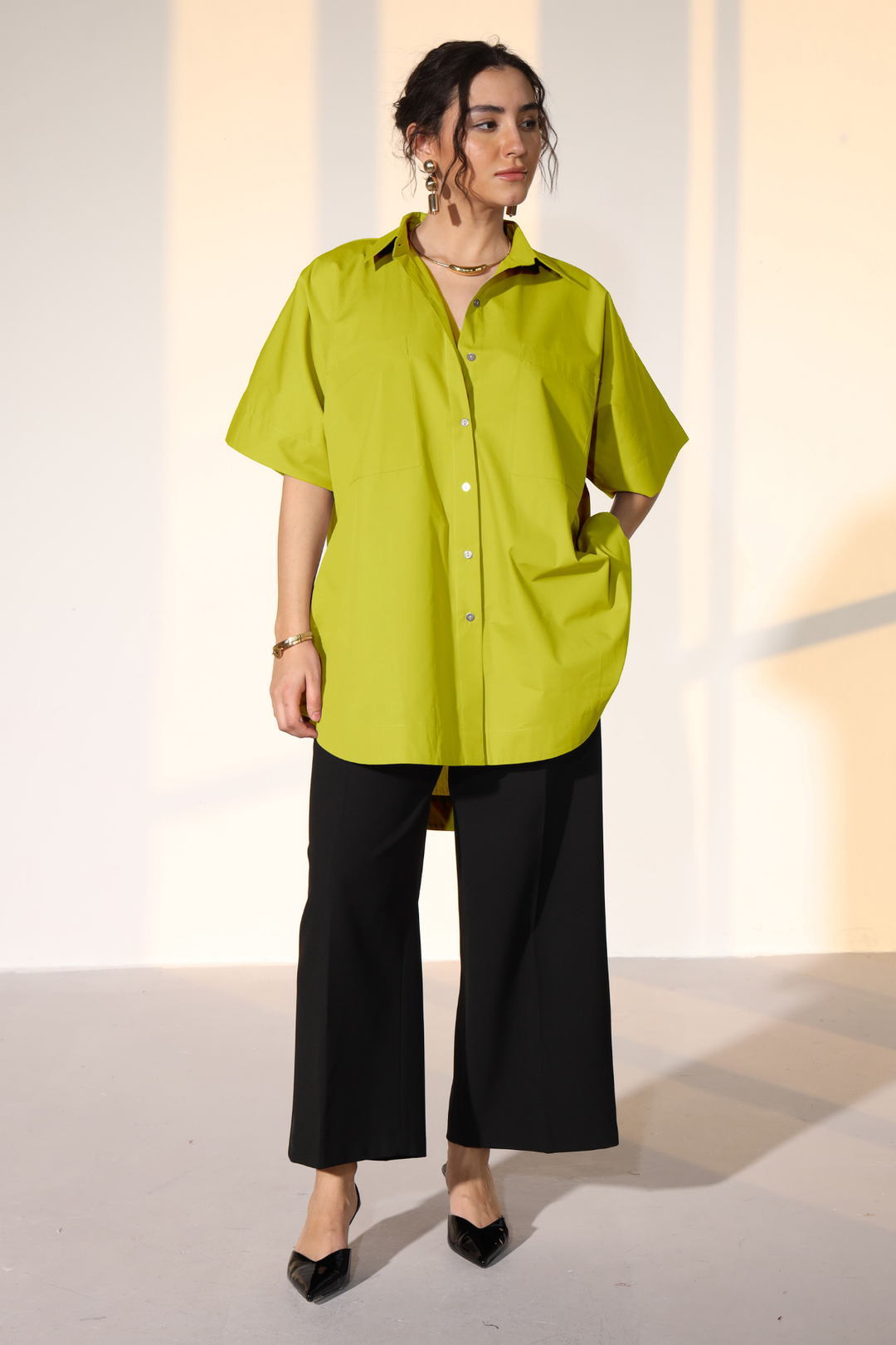 Harper Easy Shirt - LimeLight (Green)