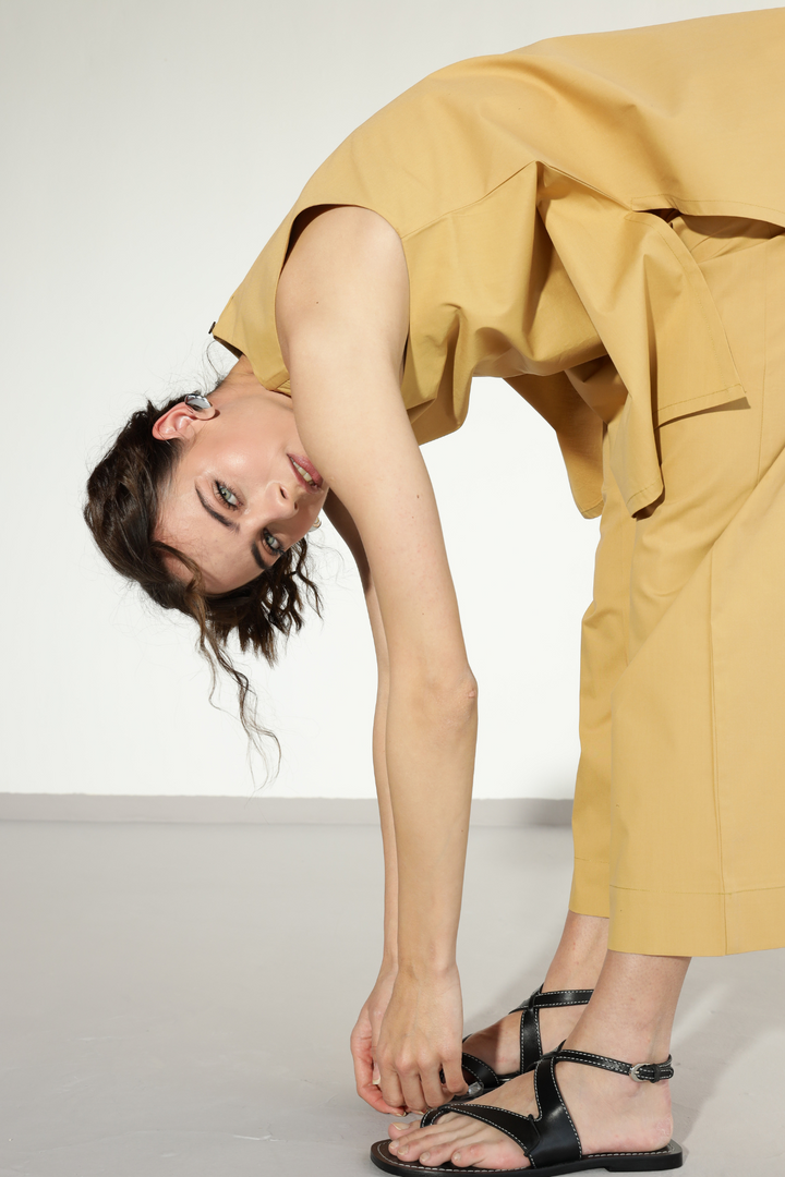 Anthro Pant Set - Biscotti