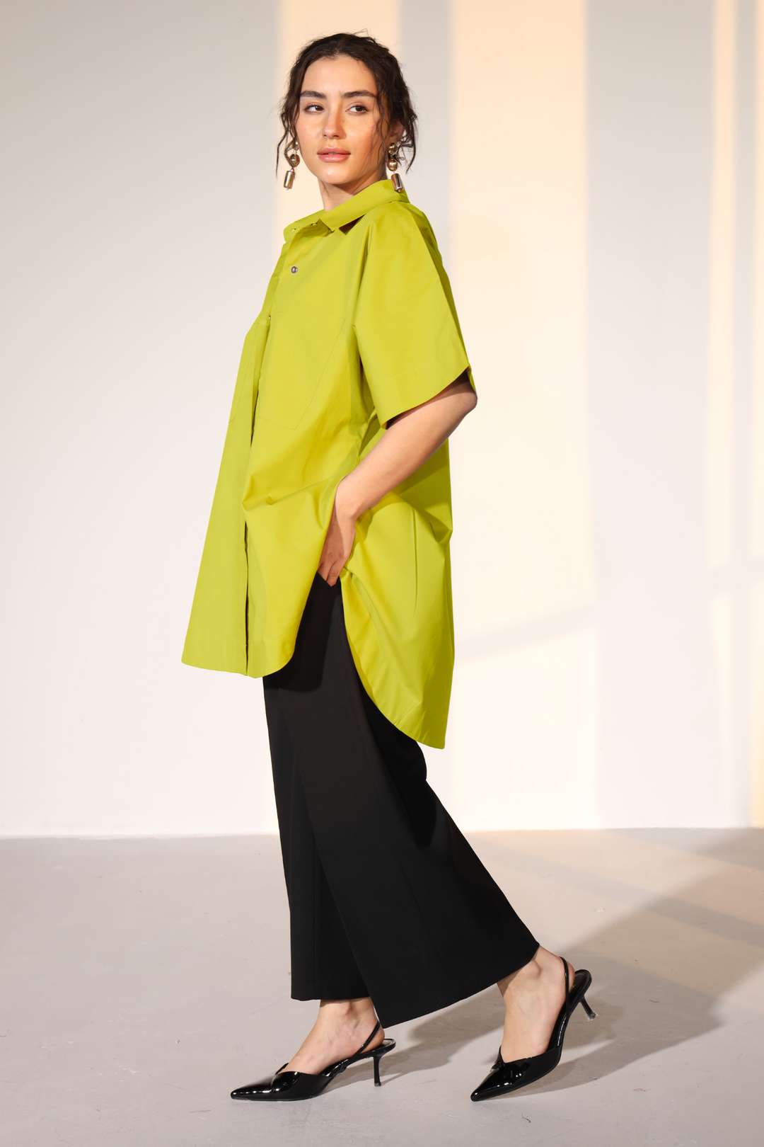 Harper Easy Shirt - LimeLight (Green)