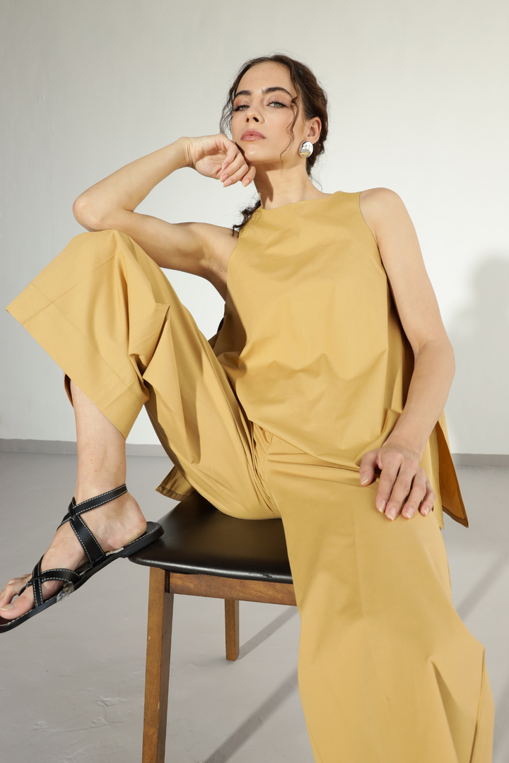 Anthro Pant Set - Biscotti