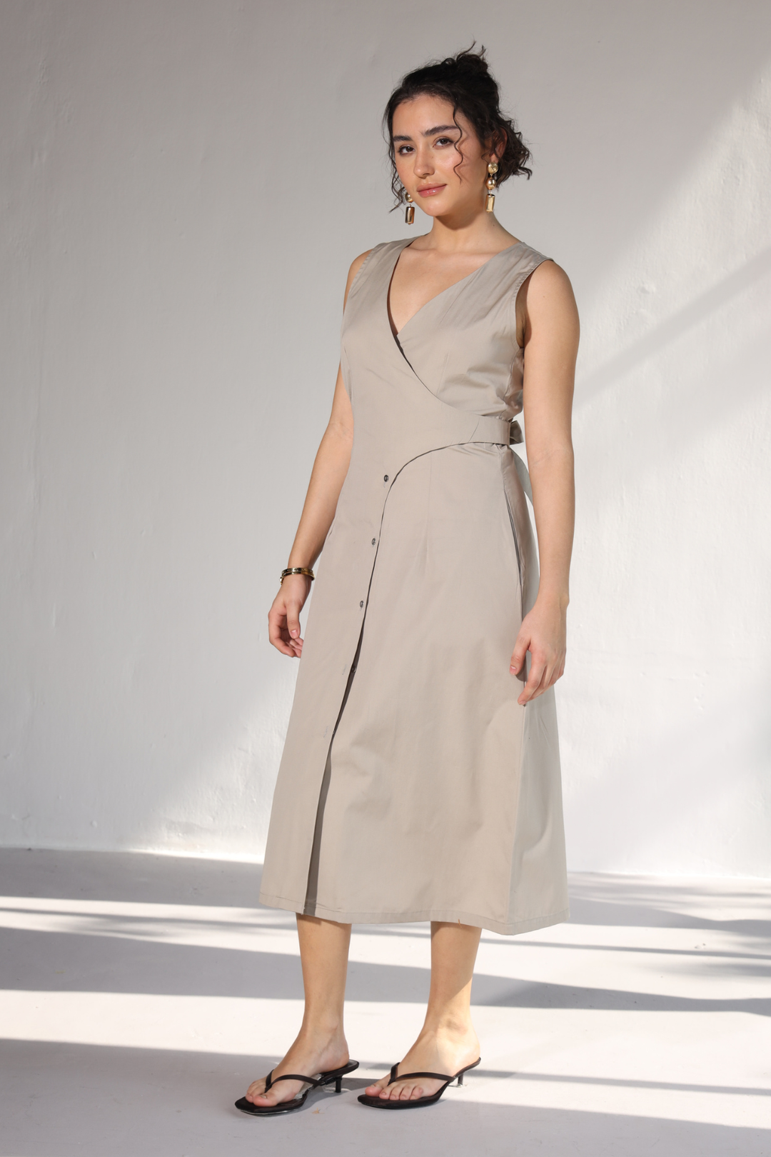 Collins Office Dress - Sterling Silver
