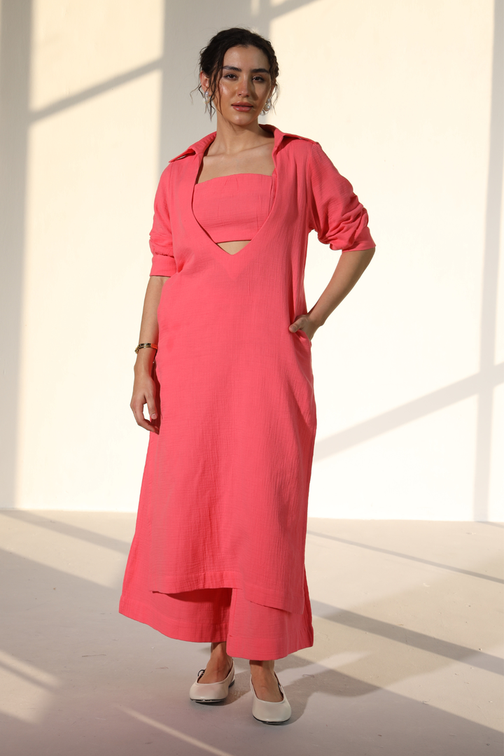 Grace Gauze - Cupids Pink