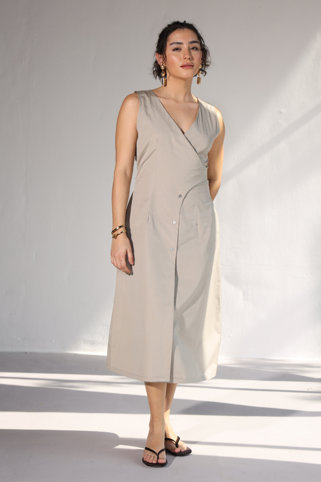 Collins Office Dress - Sterling Silver