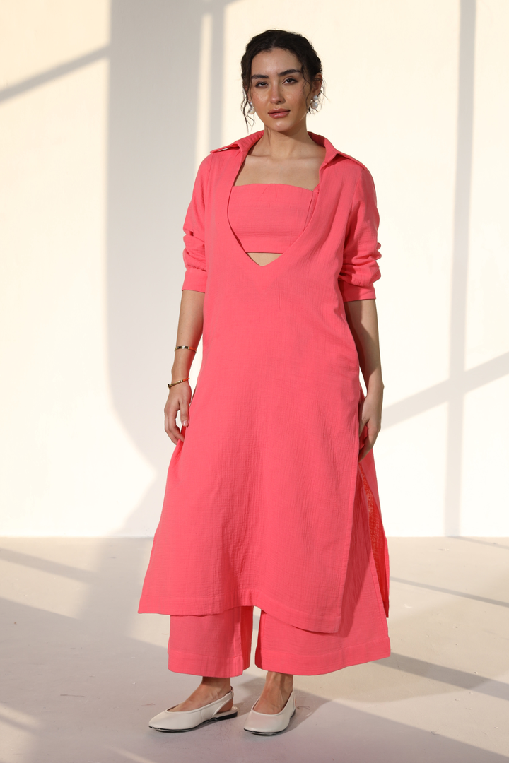 Grace Gauze - Cupids Pink