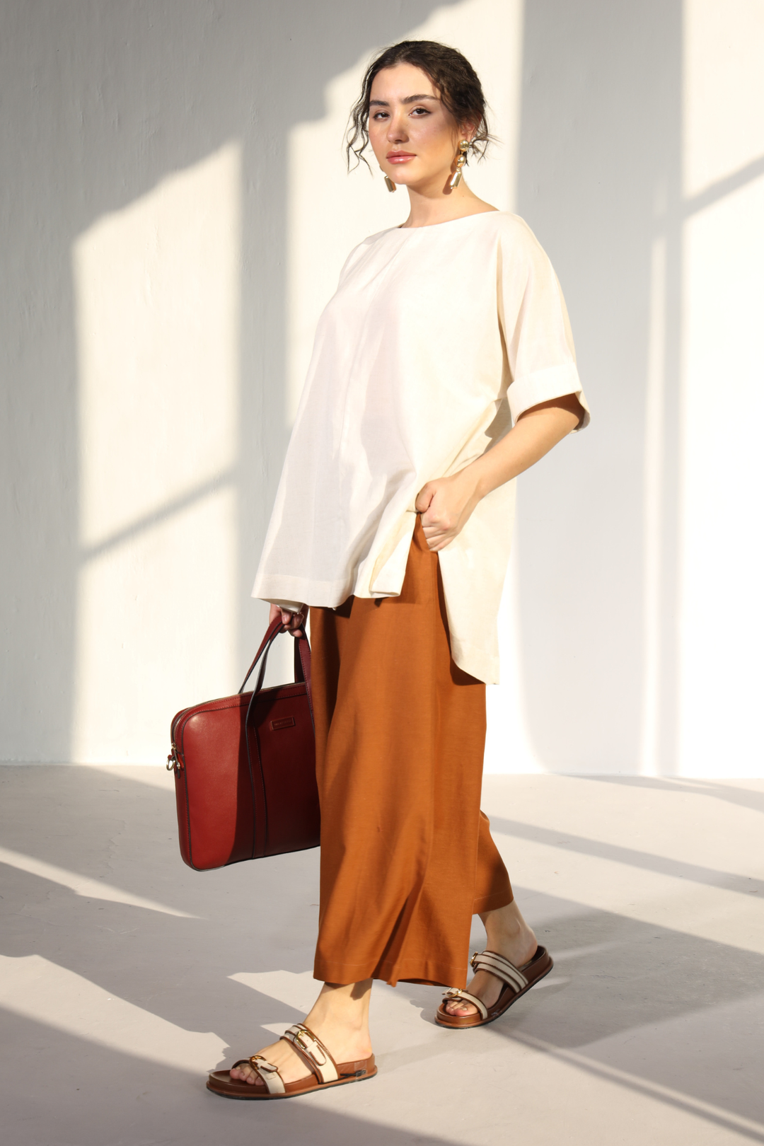 OneCozyDay Tunic - Natural Ivory