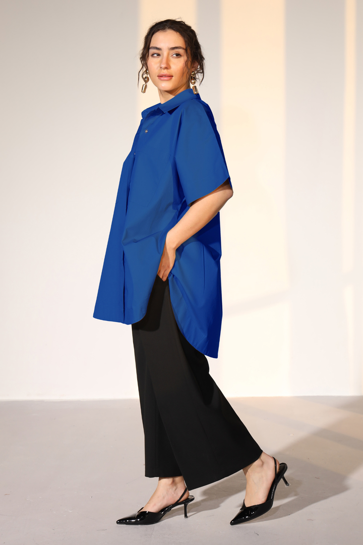 Harper Easy Shirt - Royal Blue
