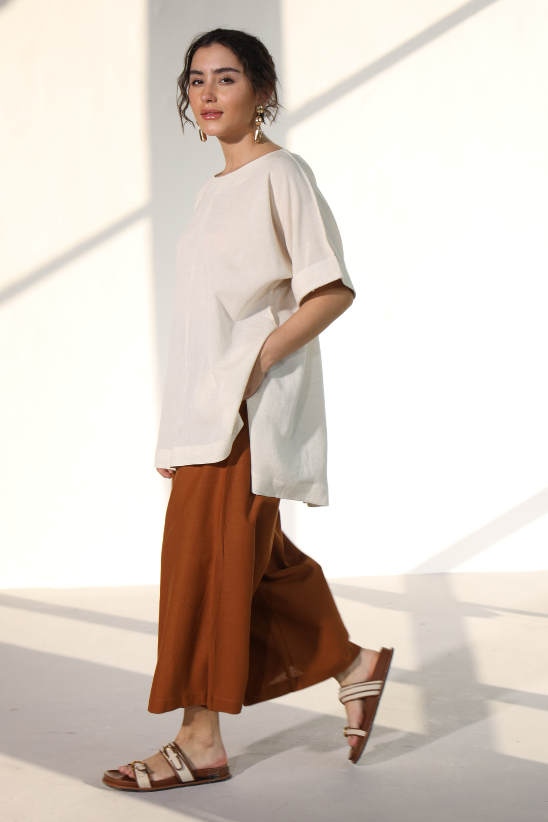 OneCozyDay Tunic - Natural Ivory