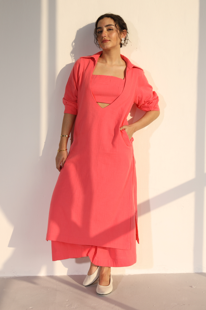 Grace Gauze - Cupids Pink