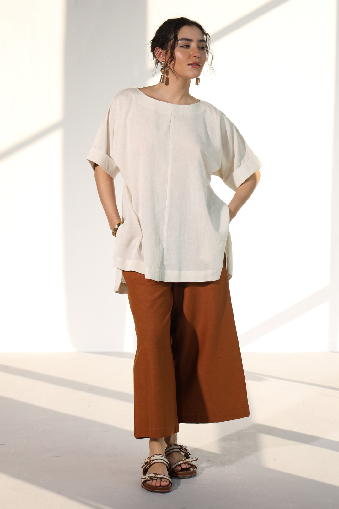 OneCozyDay Tunic - Natural Ivory