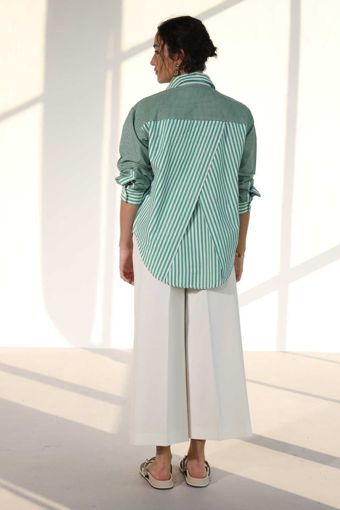 Valentino Formal Shirt  (Oversized) - Field Green