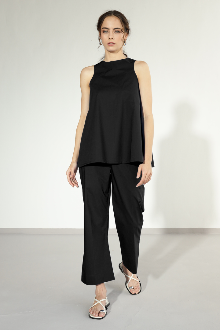 Anthro Pant Set - Carbon Black