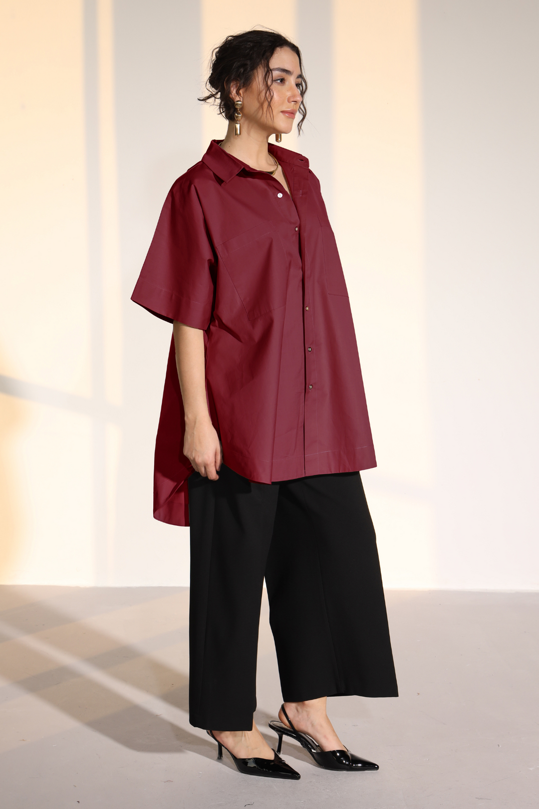 Harper Easy Shirt - Plum