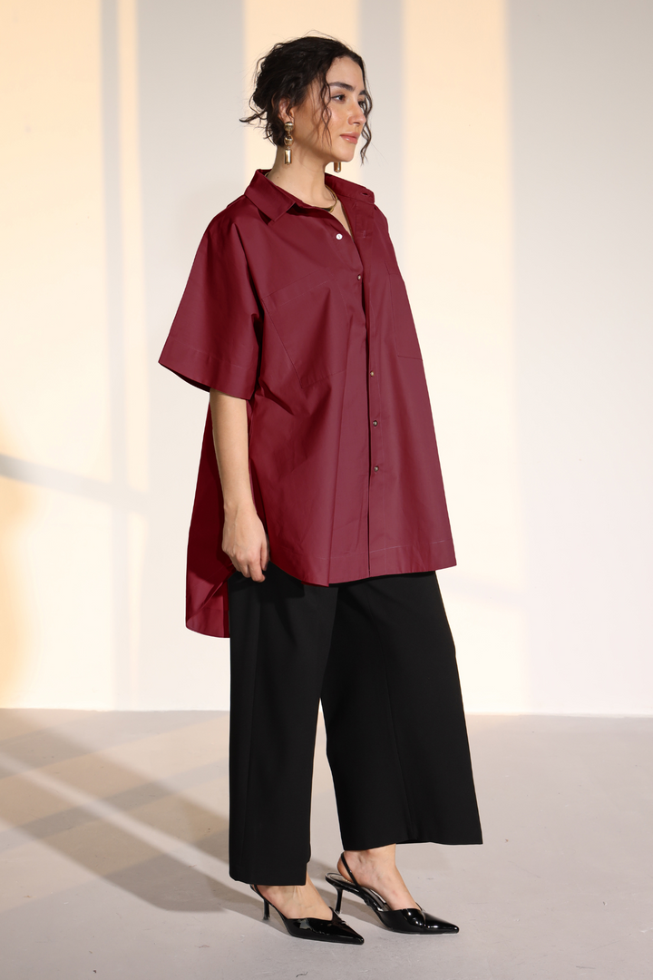 Harper Easy Shirt - Plum