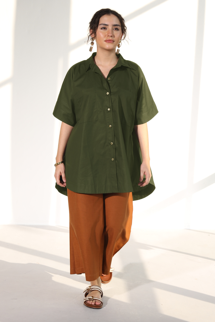 Harper Easy Shirt - Military Green
