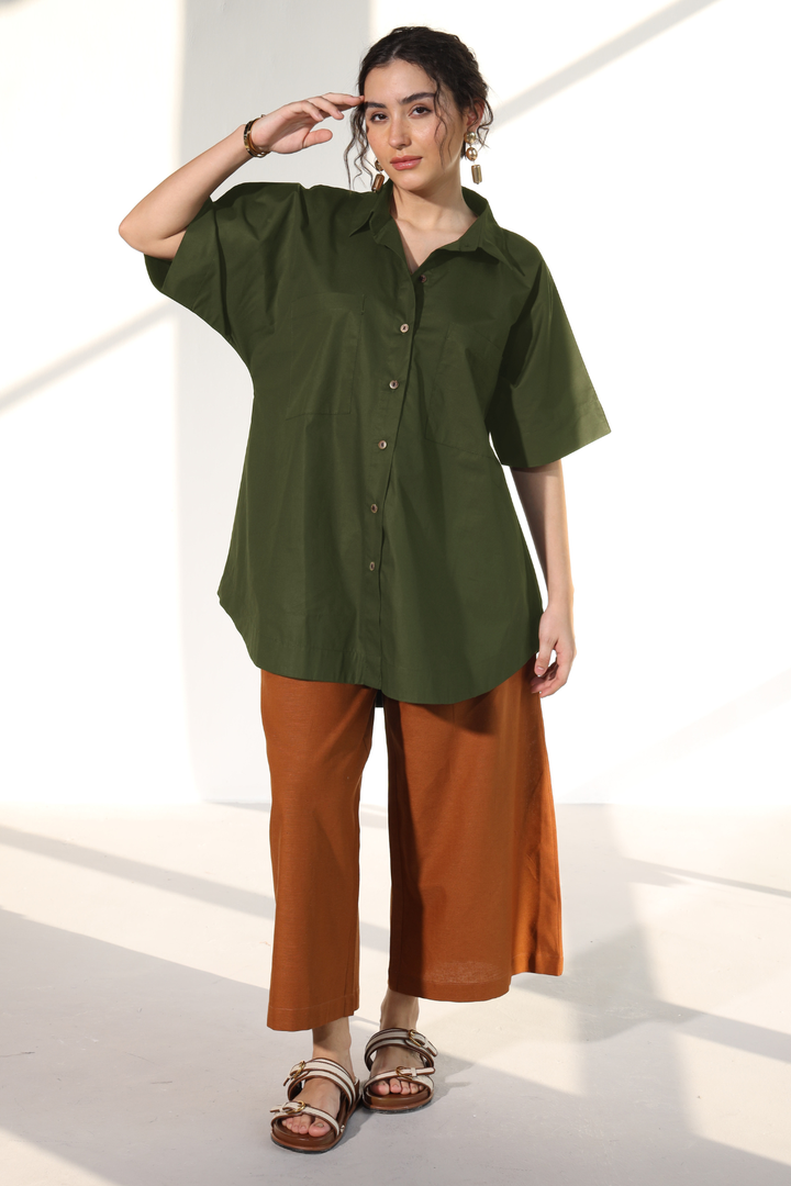 Harper Easy Shirt - Military Green