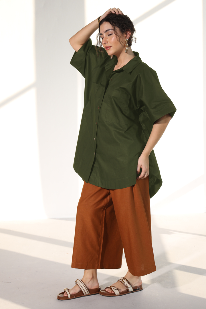 Harper Easy Shirt - Military Green
