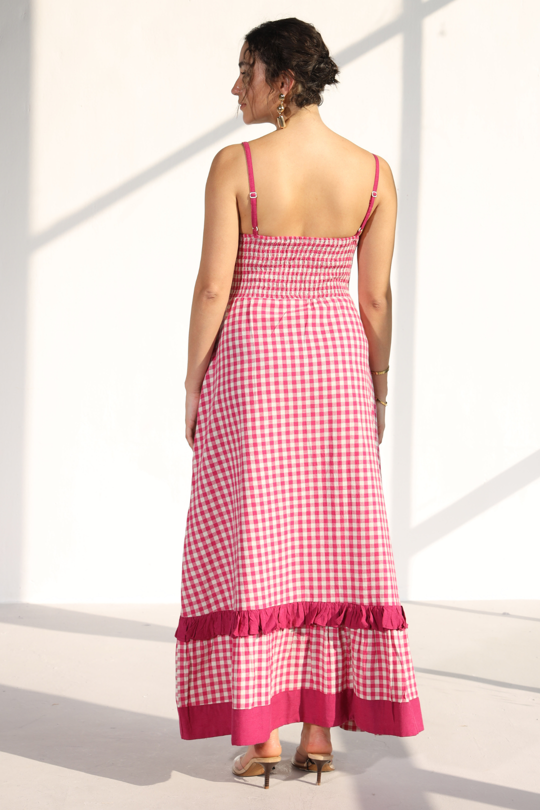 Angelica Strap Dress - Cupids Pink