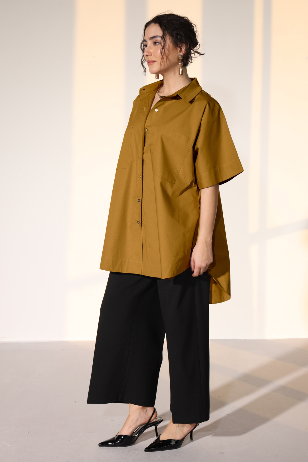 Harper Easy Shirt - Golden Brown