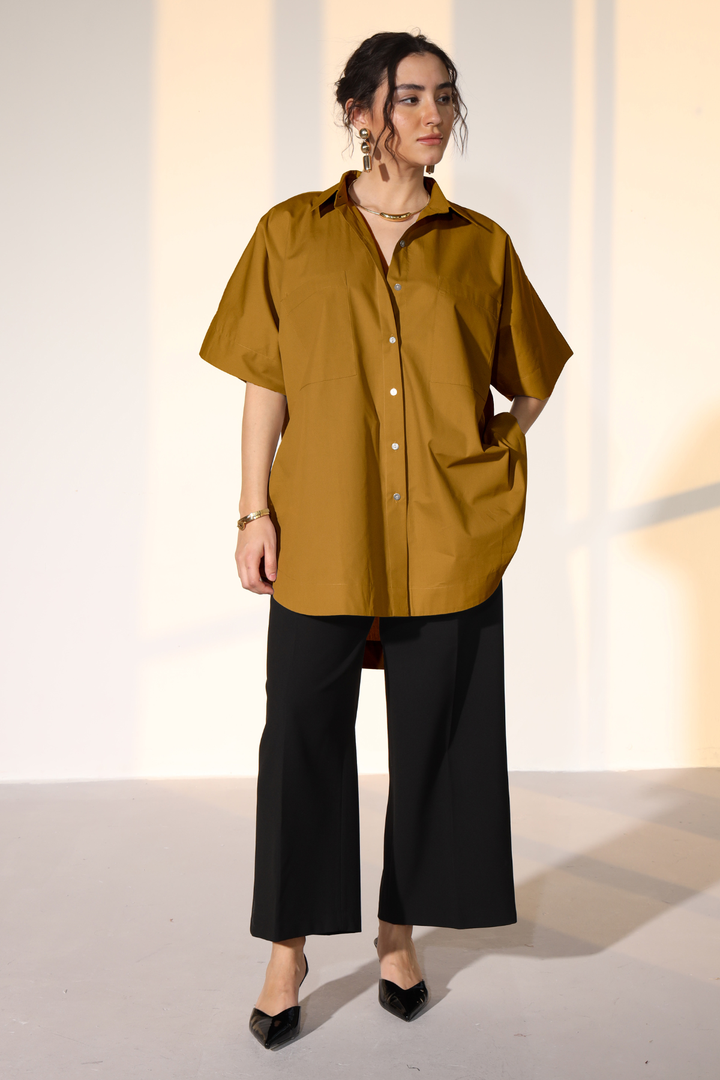 Harper Easy Shirt - Golden Brown