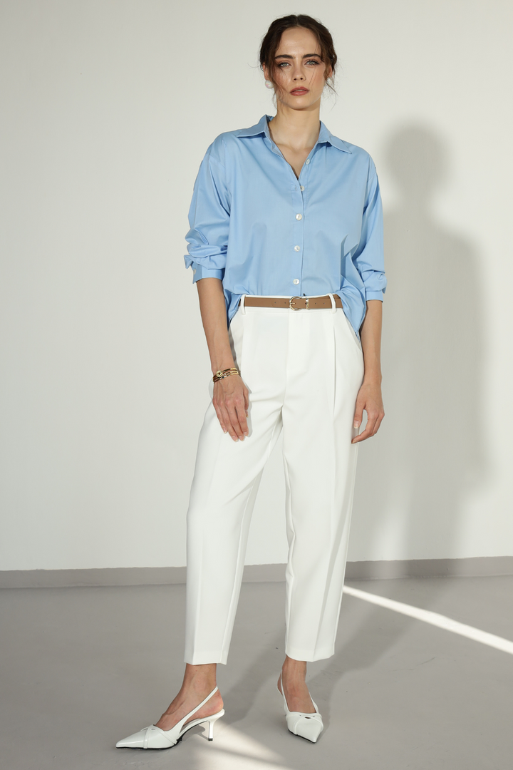 Valentino Formal Shirt  (Oversized) - Aero Blue
