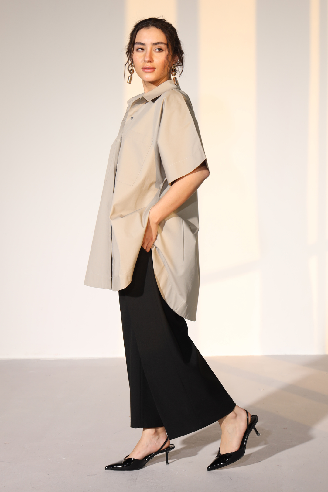 Harper Easy Shirt - Sterling Silver