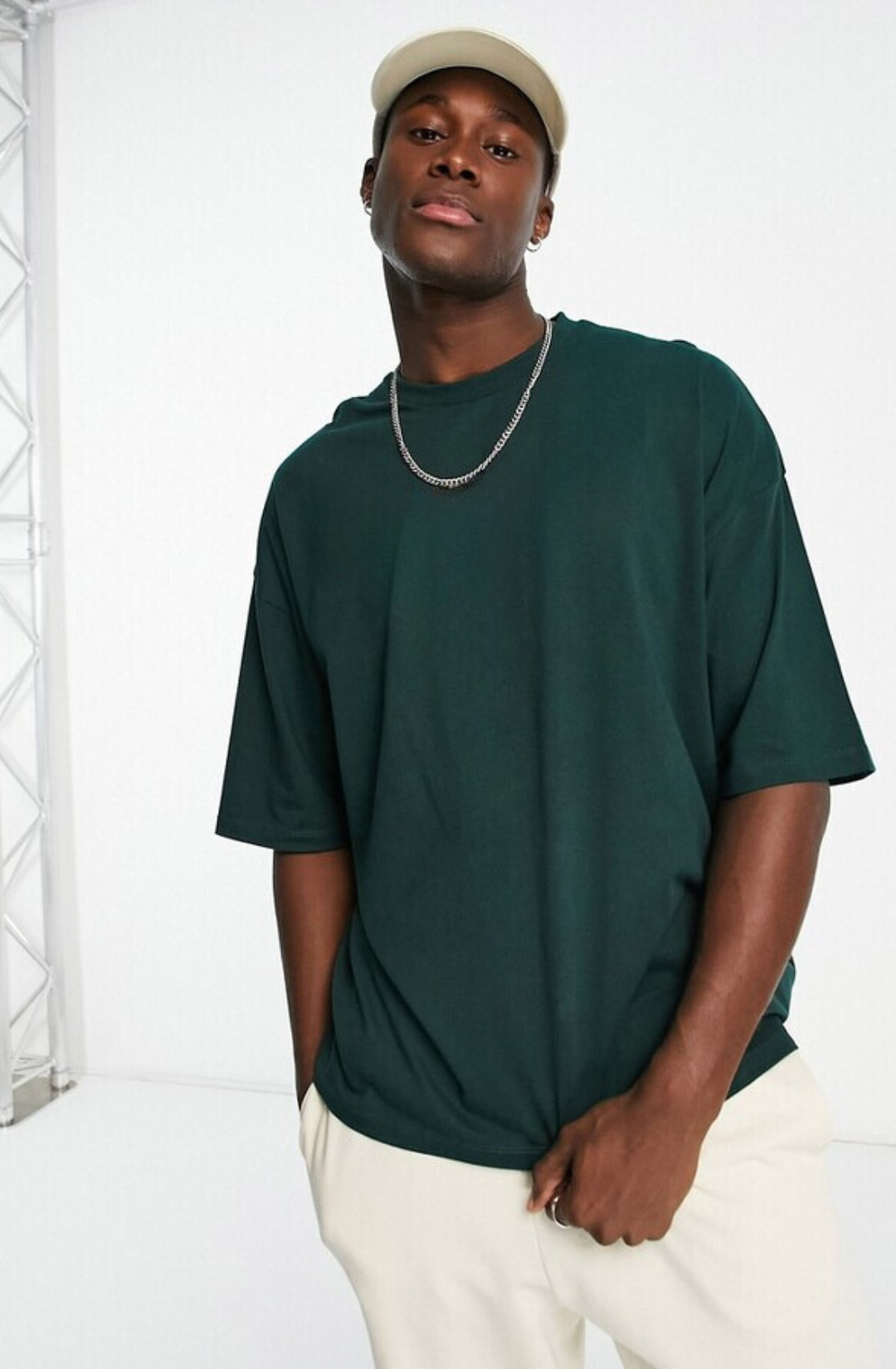 Bottle Green - Oversized Tees