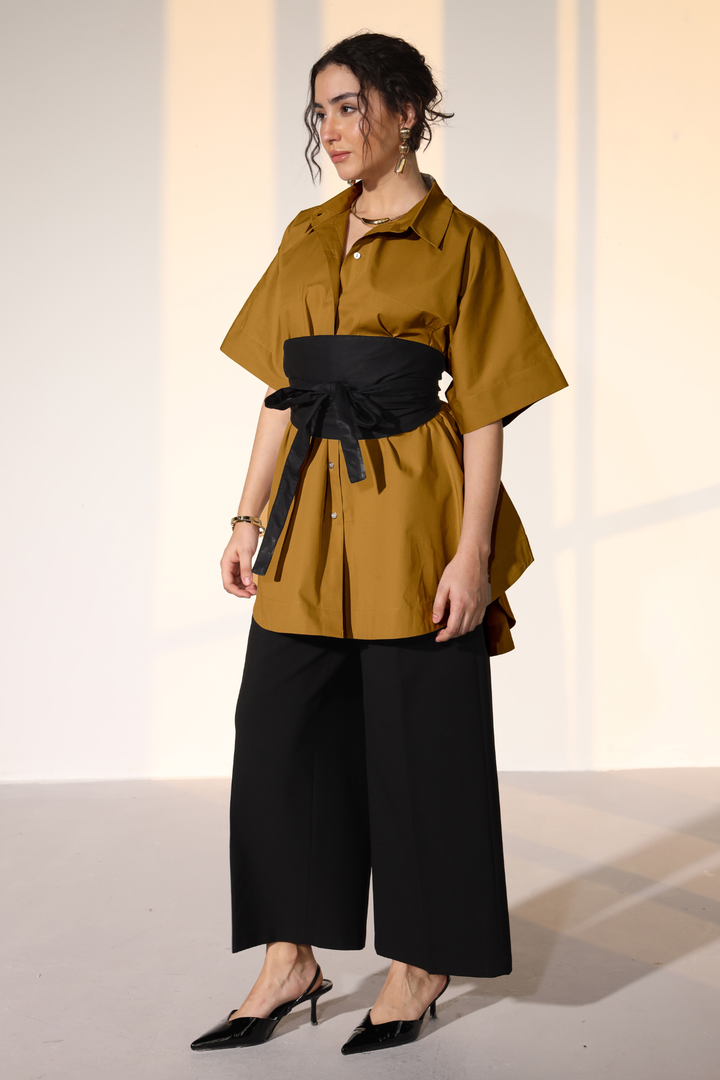 Harper Easy Shirt - Golden Brown