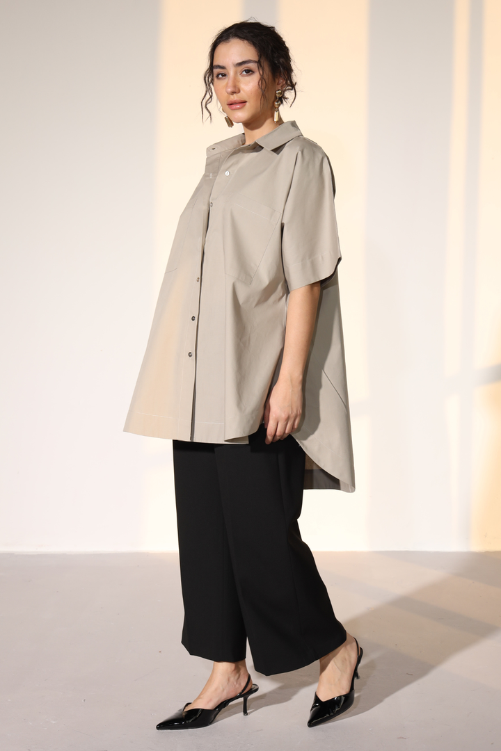 Harper Easy Shirt - Sterling Silver