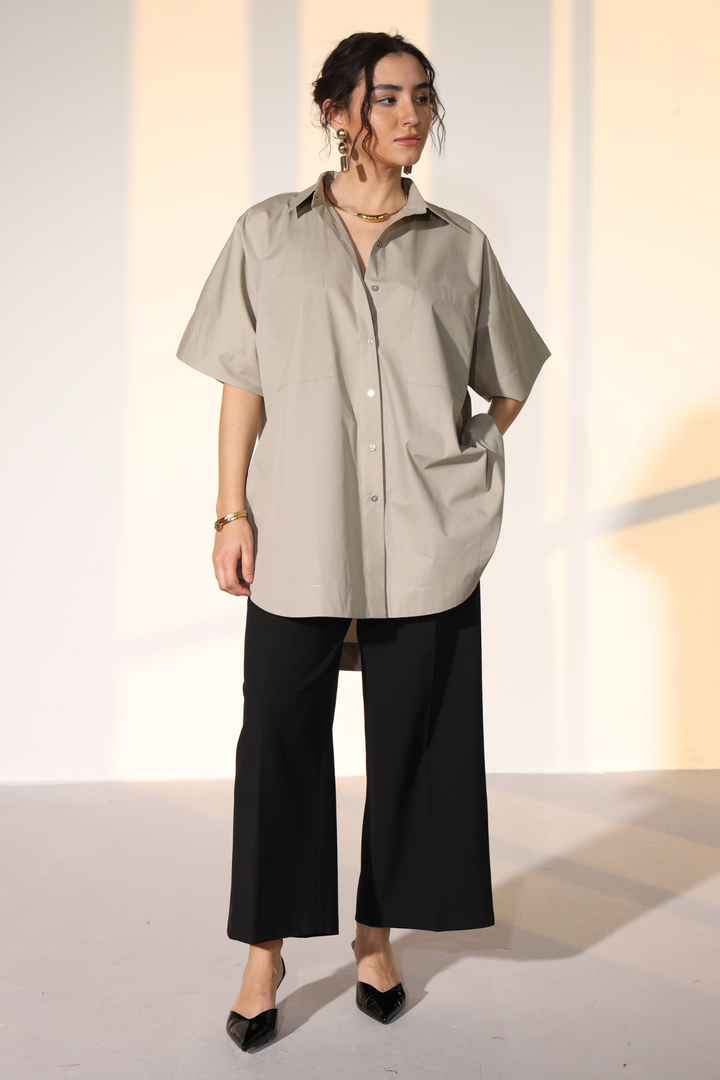 Harper Easy Shirt - Sterling Silver
